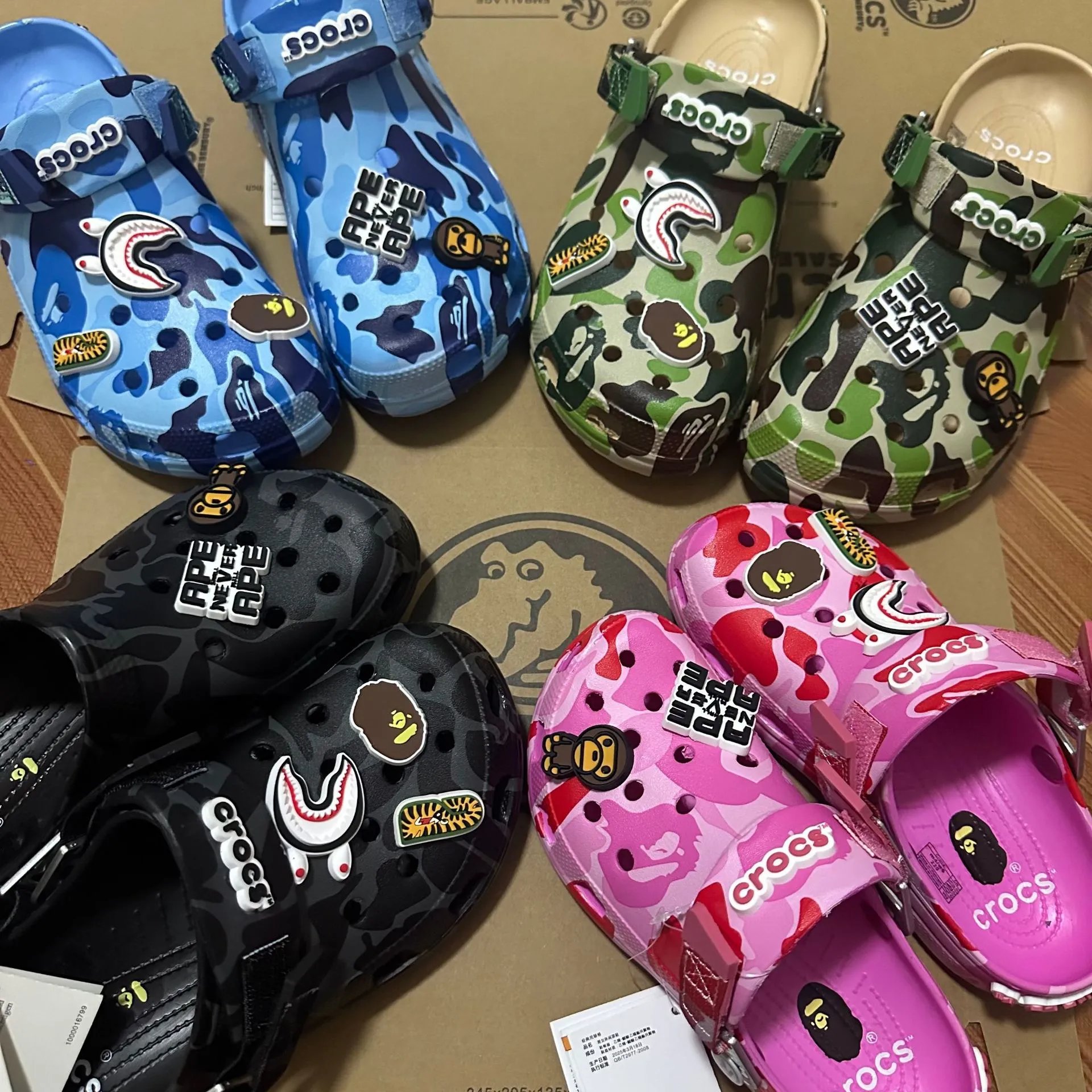 Mingdongdong Shoes Original Standard Beipu Camouflage Couple Summer New Anti slip Beach Sandals