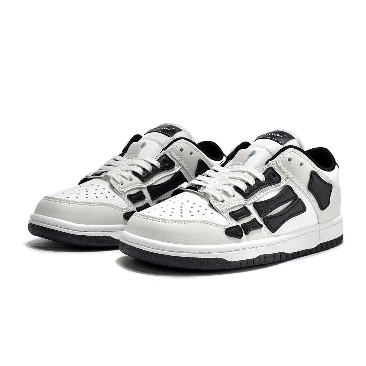 Vans Sk8-Mid Bones Black/White Skateboard Shoes - 10