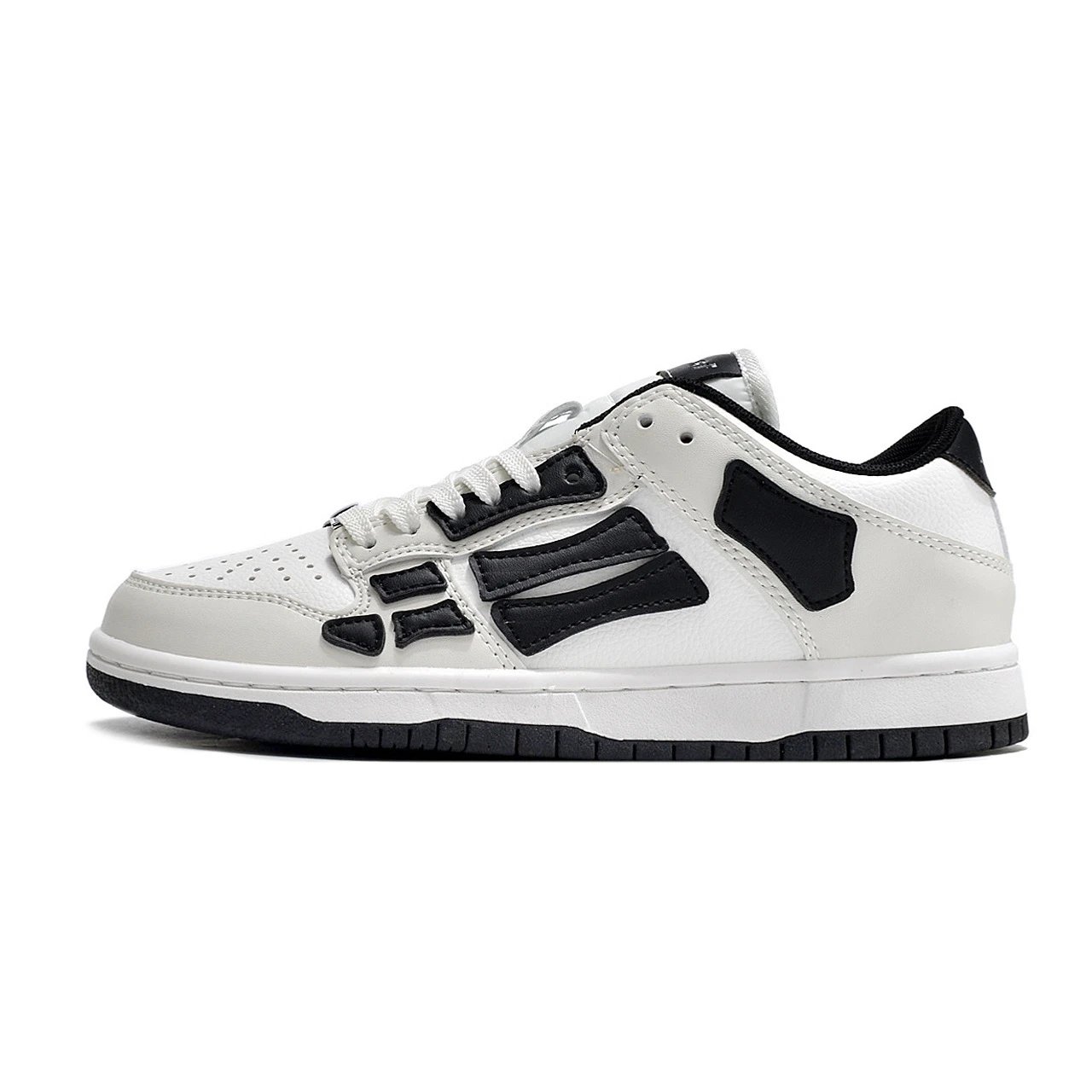 Vans Sk8-Mid Bones Black/White Skateboard Shoes - 7