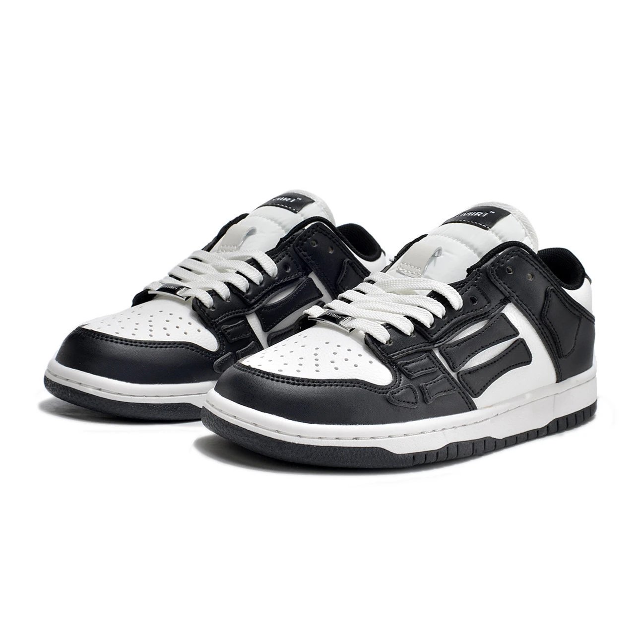 Vans Sk8-Mid Bones Black/White Skateboard Shoes - 18