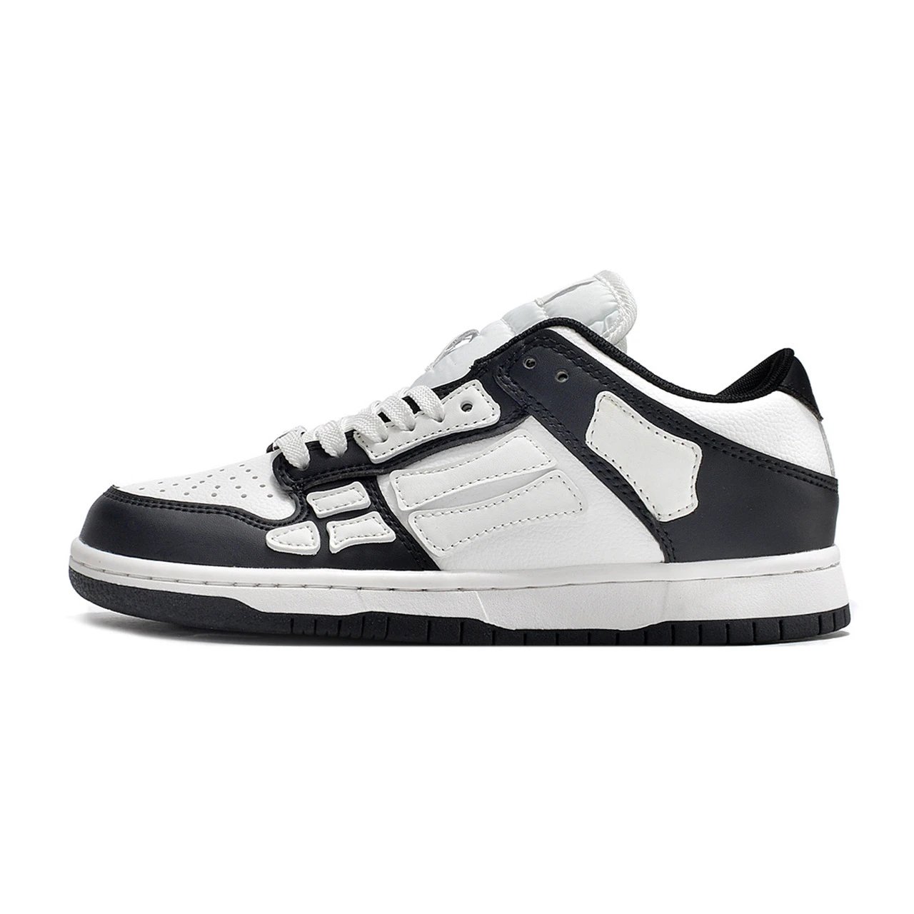 Vans Sk8-Mid Bones Black/White Skateboard Shoes - 19