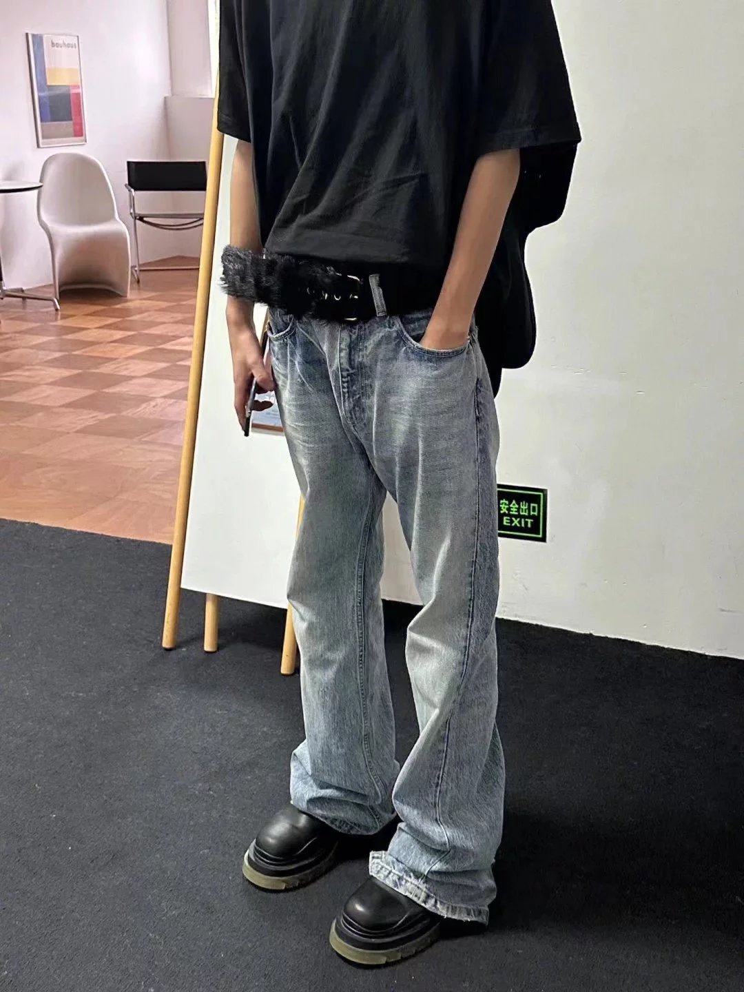 4xx Quality / BA Lost VHS Original Label Blue Flared Jeans  Remaining Details Updated on Weibo  Outperforms the Market's 300+ Range