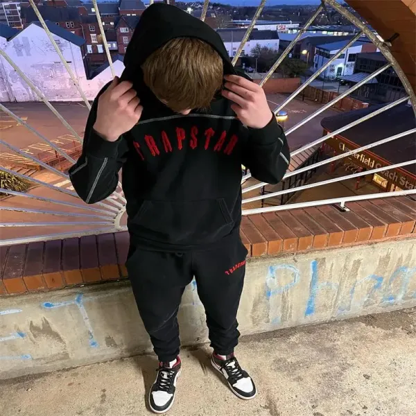 Trapstar Arch Logo Gray Sweatpants - 10