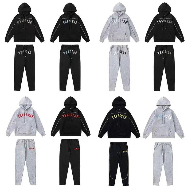 Trapstar Arch Logo Gray Sweatpants - 12