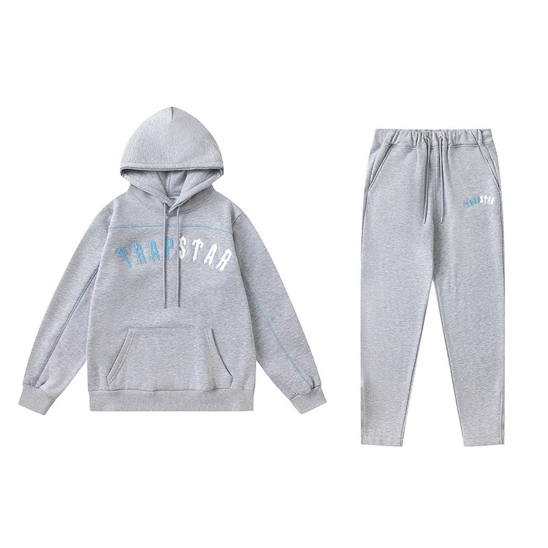 Trapstar Arch Logo Gray Sweatpants - 43