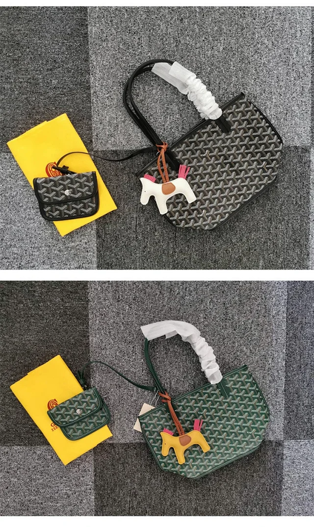 Goyard Handbags Goyardine patterned tote bag product detail image 17