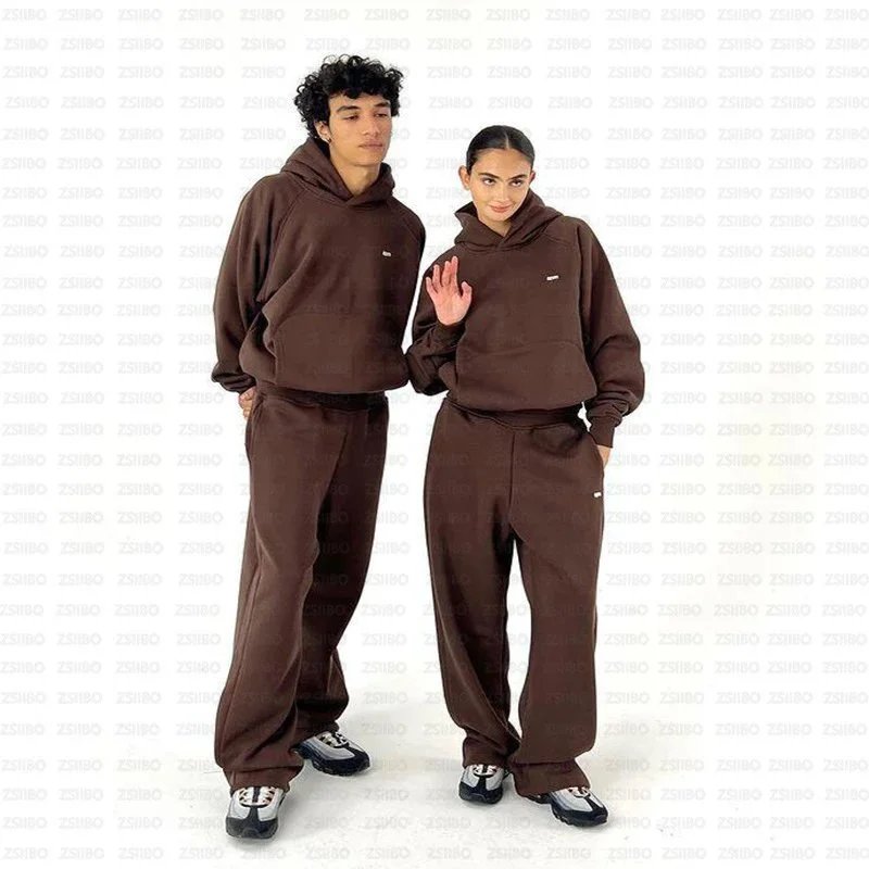 brown suit