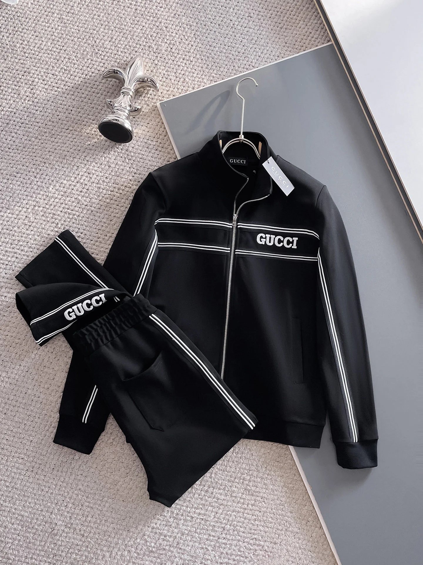 Dolce & Gabbana Tracksuits Zip-up track jacket and jogger set image 10