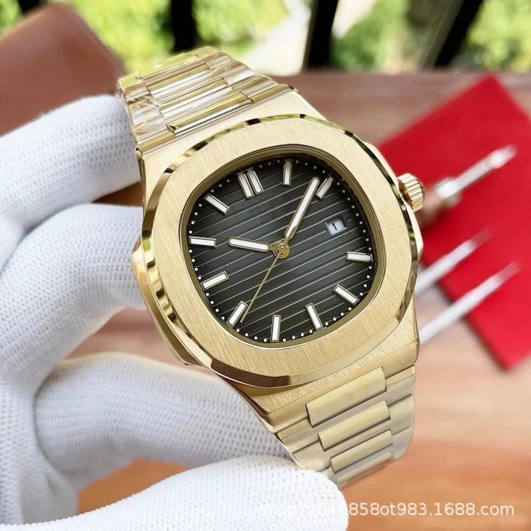 Yellow Gold Steel Gray Dial
