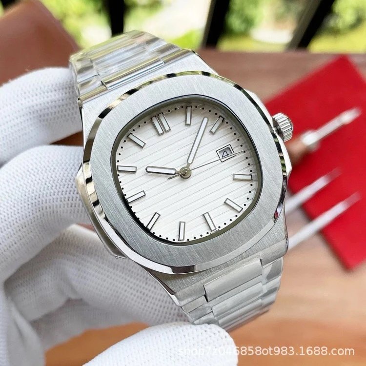 Stainless Steel White Dial
