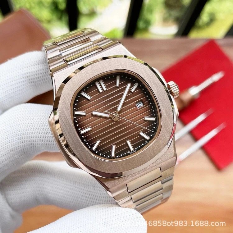 Rose Gold Brown Dial
