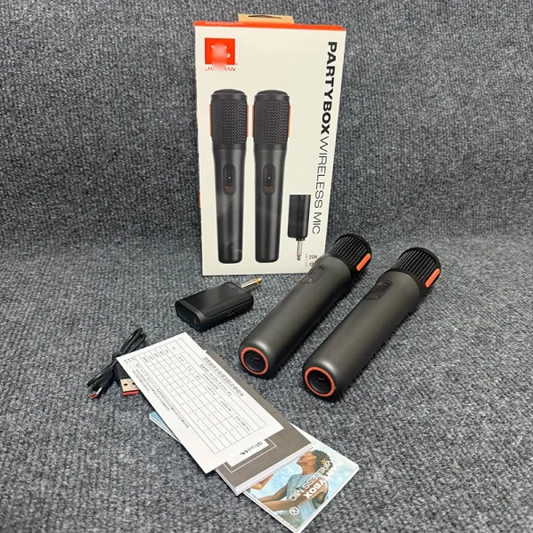 JBL Wireless Microphone Set Black Electronics - 6