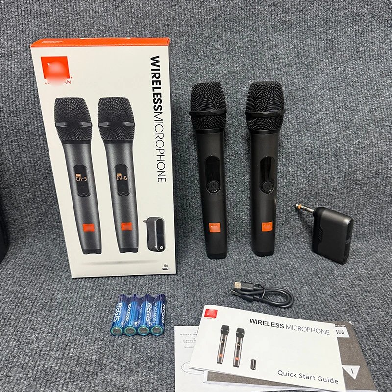 JBL Wireless Microphone Set Black Electronics