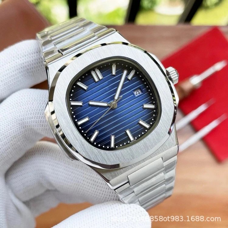 Stainless Steel Blue Dial