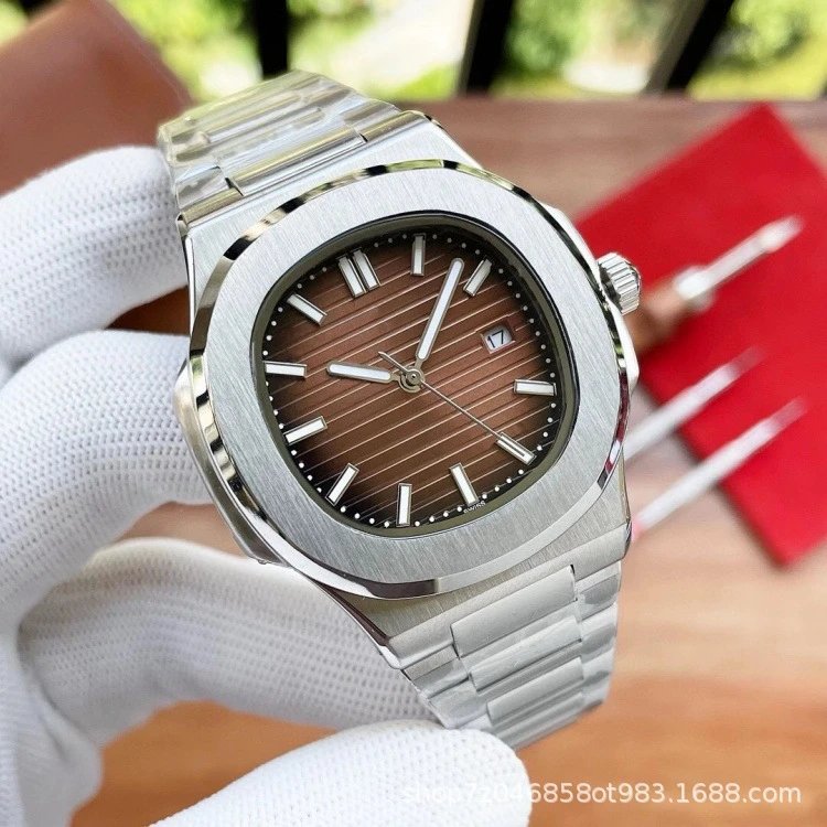 Stainless Steel Brown Dial