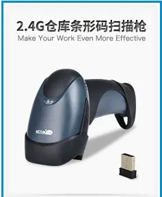 Design Barcode Scanner Black Portable Wireless Bluetooth Scanner Electronics - 3
