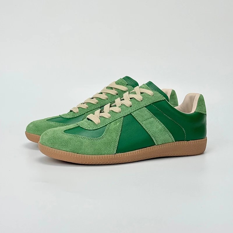 Inner height retro classic sports shoes, genuine leather white shoes, men's and women's casual training shoes (WhatsApp ID:+86 183 5004 1558)