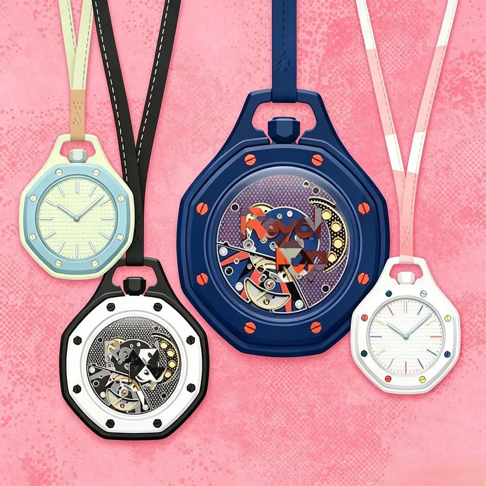 3D Printed Prototype AP Watch 3D Modeling Printing Service, Collaboration Edition with SWQ AP, 3D Diagram Case Structure