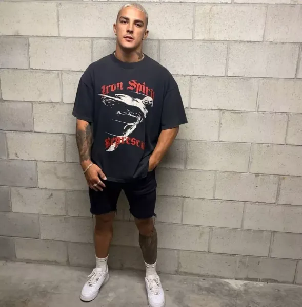 Represent Iron Spirit Black Oversized T-Shirt - 16