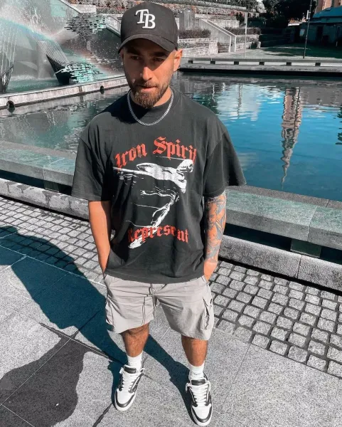 Represent Iron Spirit Black Oversized T-Shirt - 15