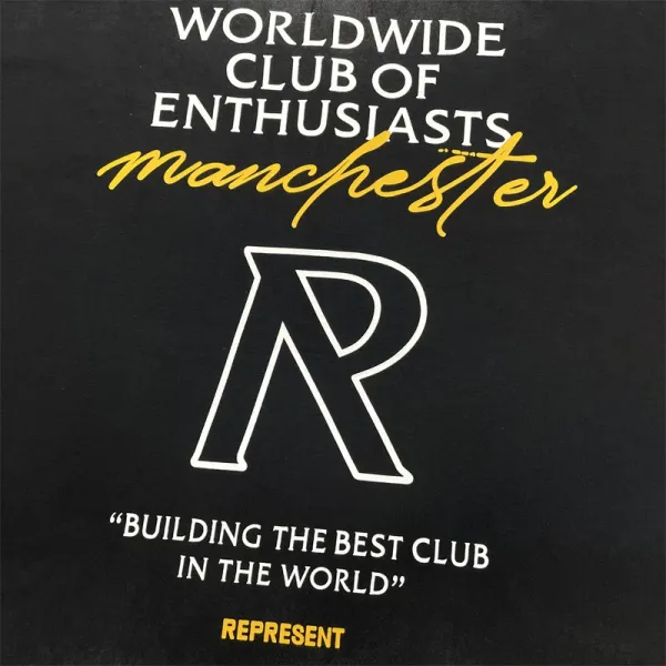Represent Worldwide Club of Enthusiasts Manchester Black T-Shirt - 15