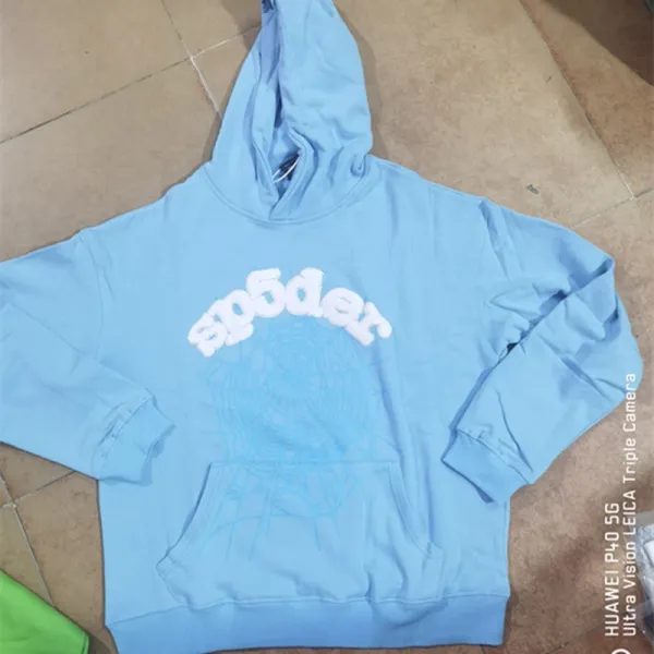 Spider Web Graphic Hoodie Black - 16