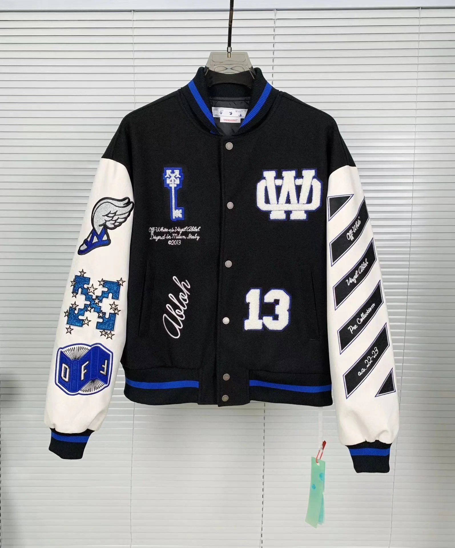 A Bathing Ape varsity Jacket Orange/Black - 15