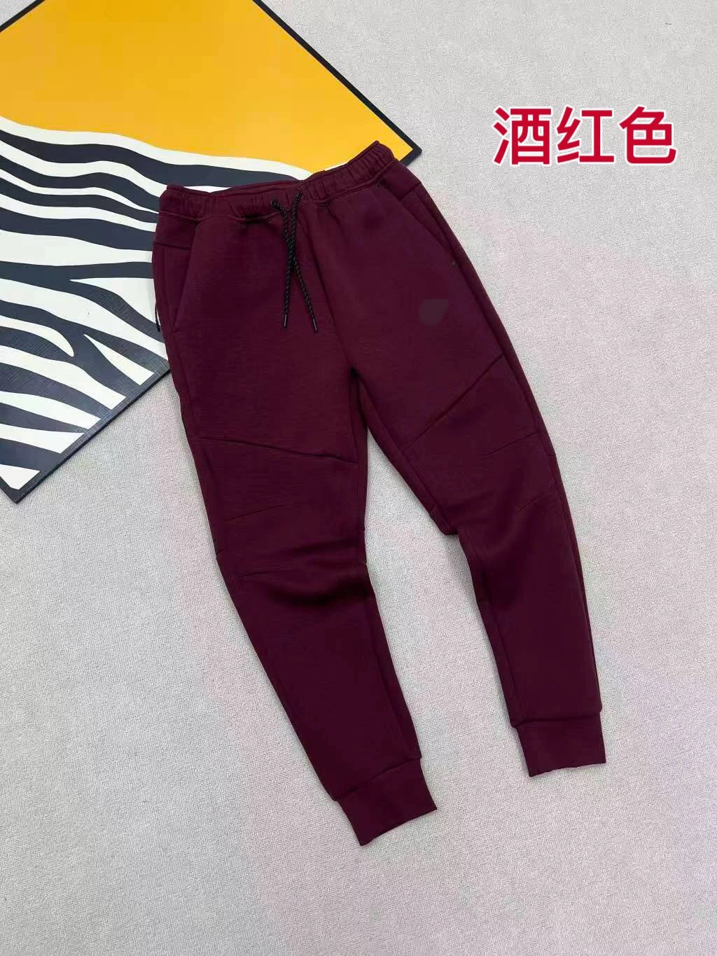 Pants Wine Red