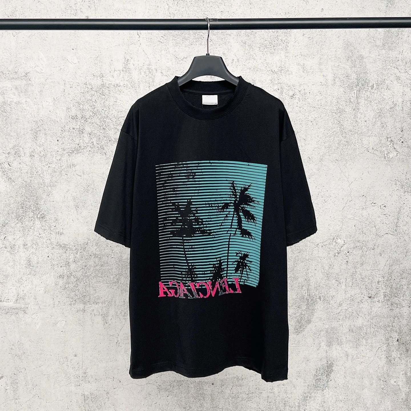 Balenciaga Palm Tree Graphic T-Shirt