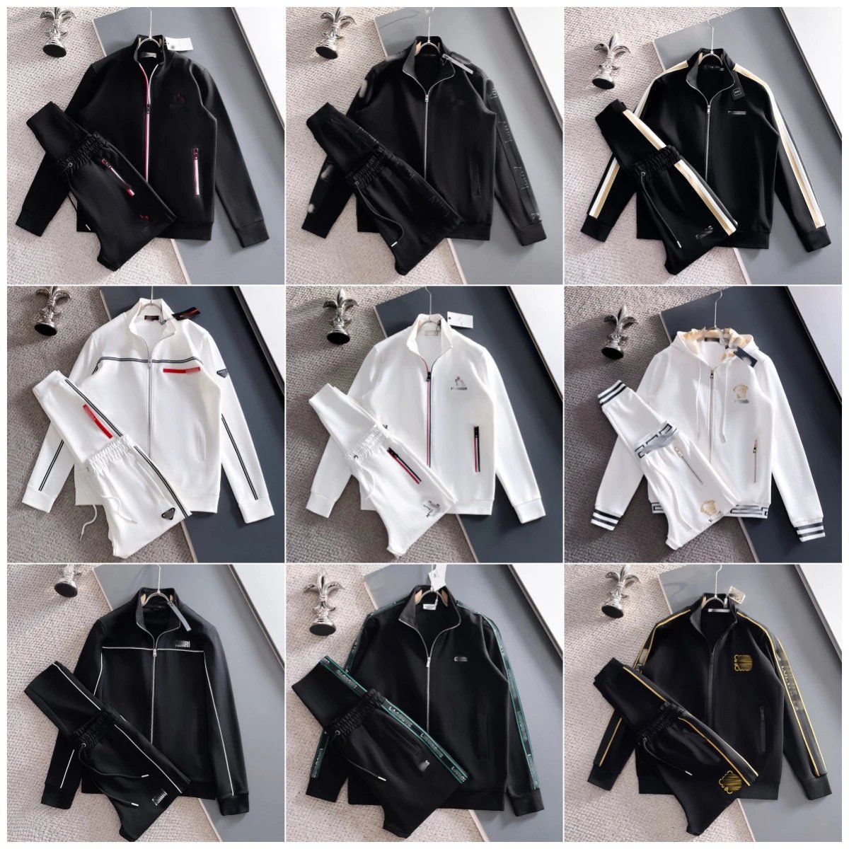 Prada Re-Nylon Track Suit Set T-Shirt