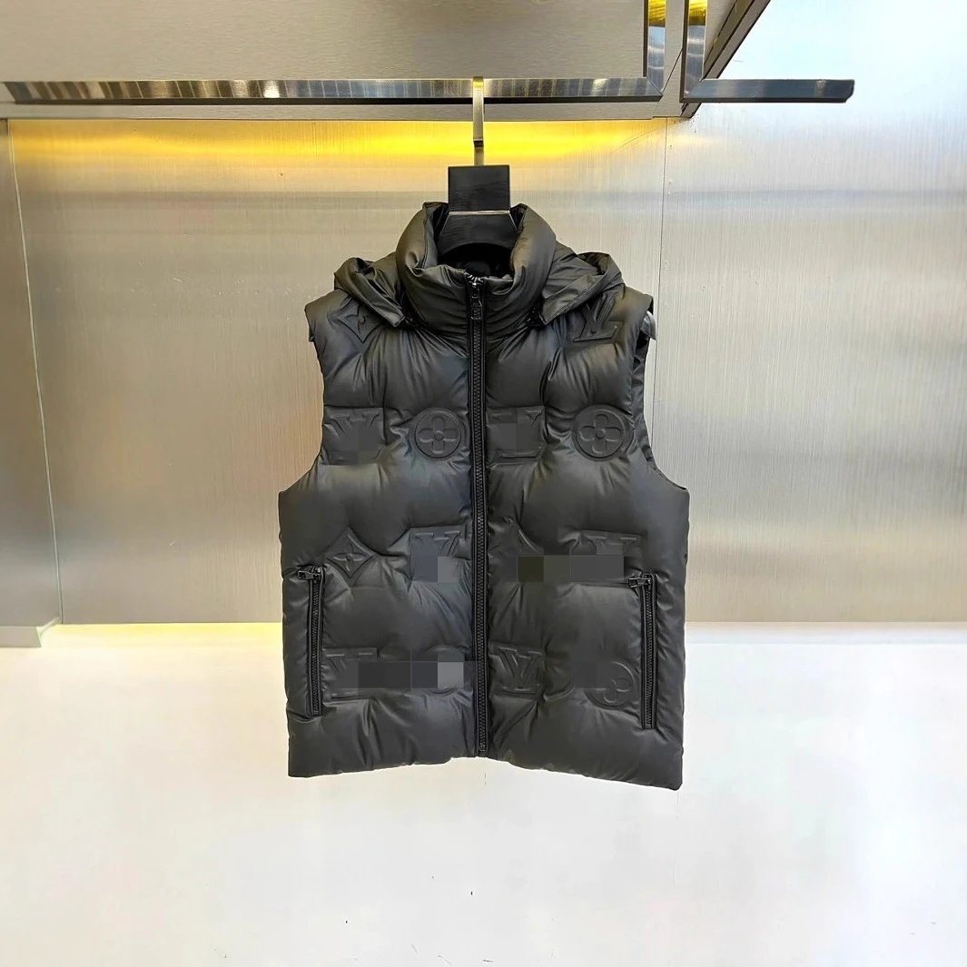 九江羽绒服马甲正确版秋冬款白鸭绒羽绒服连帽马甲百搭外套