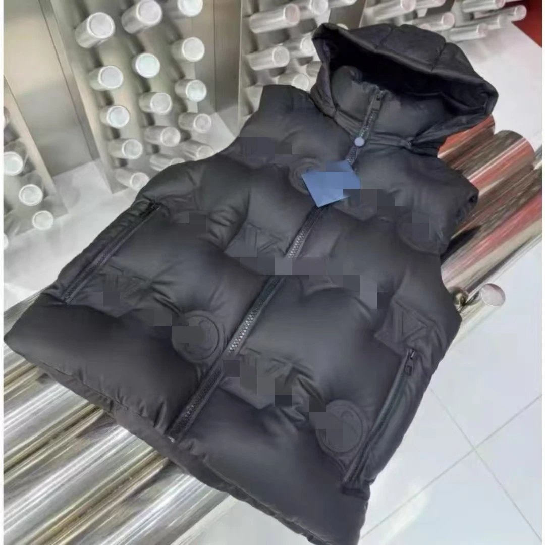 九江羽绒服马甲正确版秋冬款白鸭绒羽绒服连帽马甲百搭外套 2