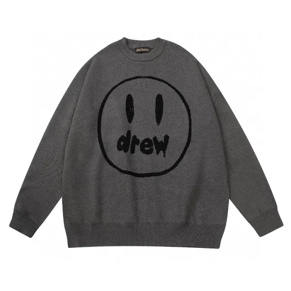 Represent R Logo Knit Sweater Black - 5