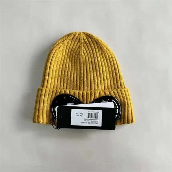 Prada Re-Nylon Beanie Yellow Knit Hat - 1