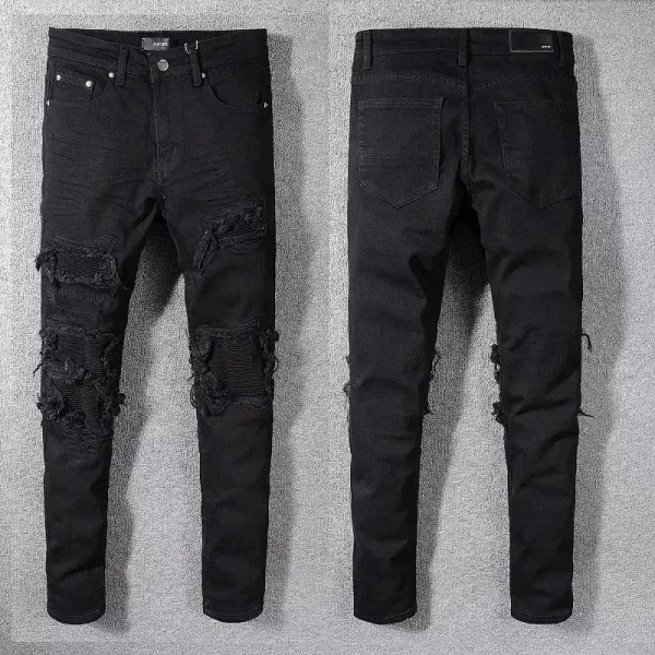 Versace Medusa Embroidered White Slim Fit Jeans - 8