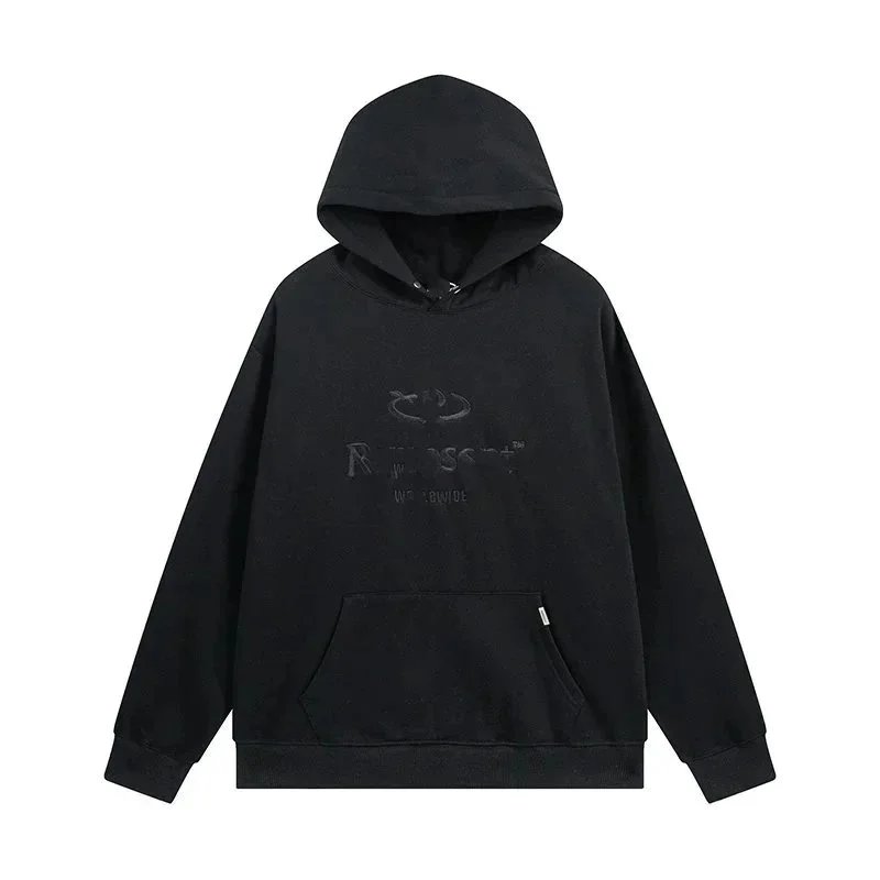 Design Palm Tree Embroidery Hoodie Brown - 5