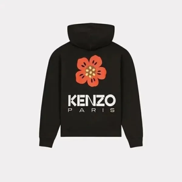 Kenzo Flower Logo Black Hoodie - 1