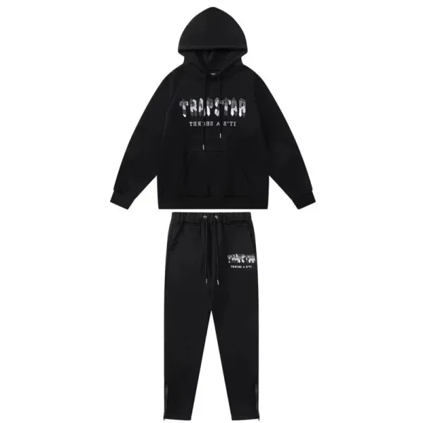 Trapstar It's A Secret Hoodie and Sweatpants Set Black - 1