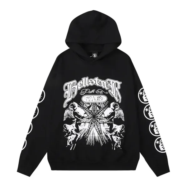 Hellstar Skull Graphic Hoodie Black - 6