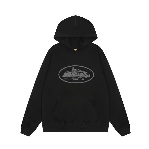 Design Cruise Ship Graphic Hoodie Black - 1