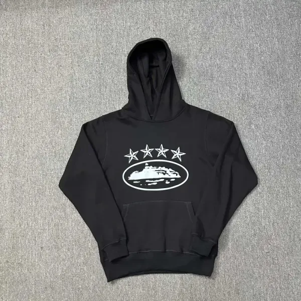 Off-White Five Stars Hoodie Black - 1