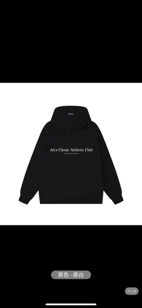 Atry Classic Athletic Club Black Hoodie - 1