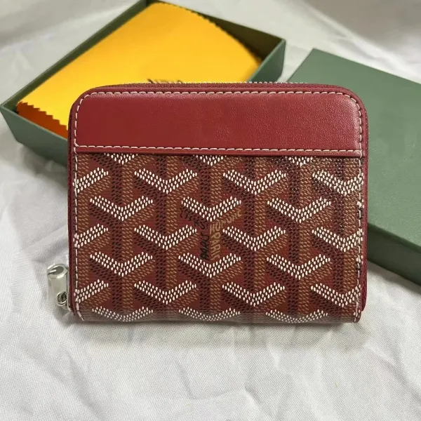 Goyard Saint Louis Mini Wallet Burgundy - 1