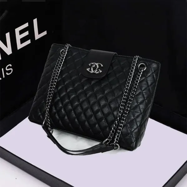 Chanel Quilted Chain Shoulder Bag Pearl White - 5