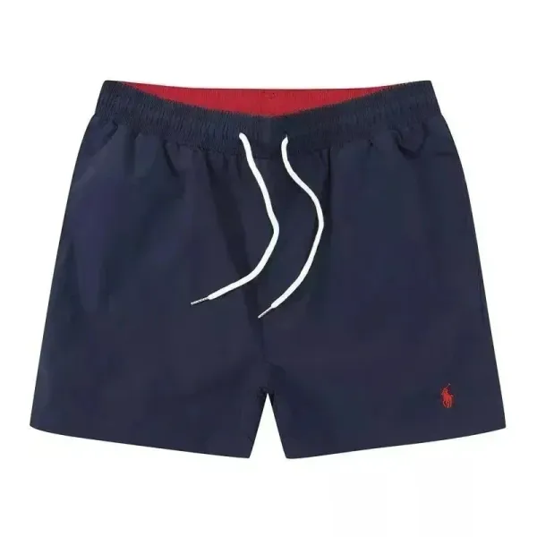Polo Ralph Lauren Classic Swim Trunks Navy with Red Lining - 1