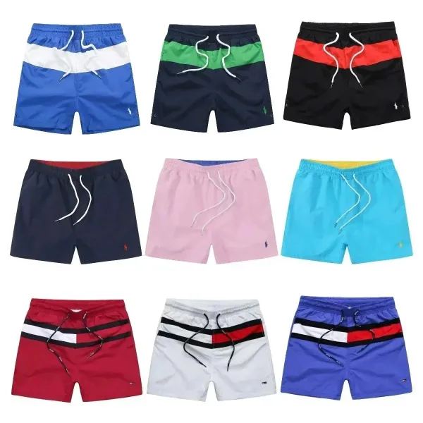 Polo Ralph Lauren Classic Swim Trunks Navy with Red Lining - 2
