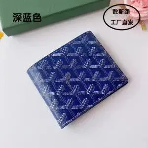 Goyard Saint Louis Bi-Fold Wallet Deep Blue - 1