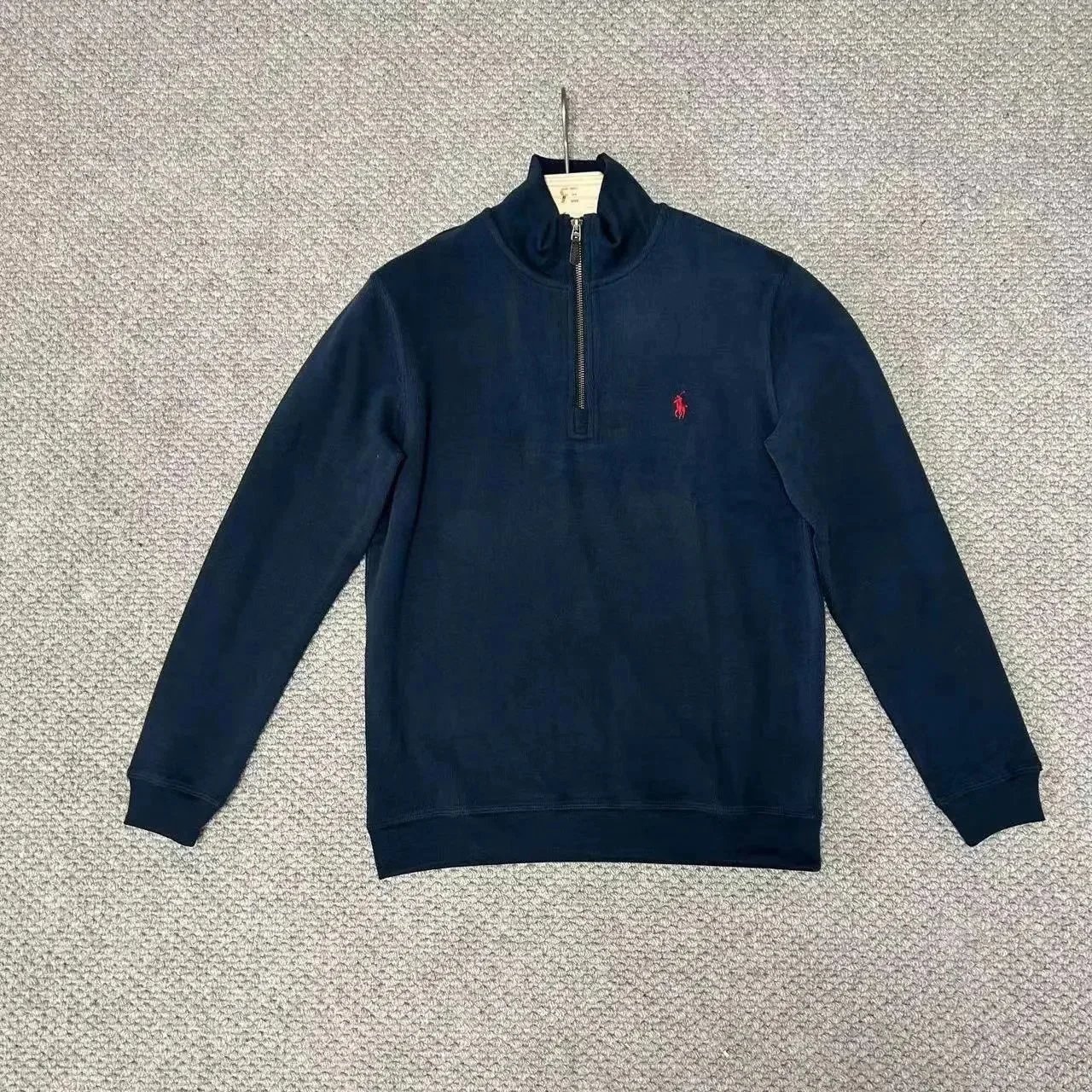 Ralph Lauren Quarter-Zip Sweater Gray - 8