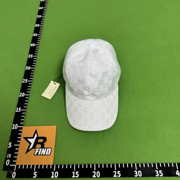 Gucci GG Monogram Black Baseball Cap - 4