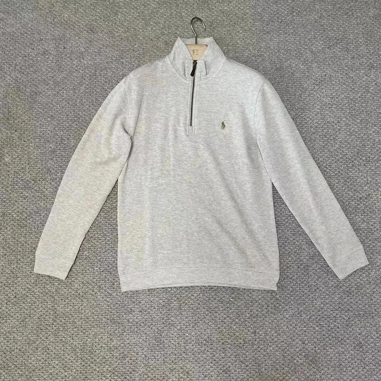 Ralph Lauren Quarter-Zip Sweater Gray - 9